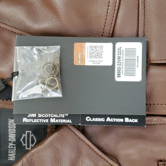 Men's Harley-Davidson Portage Midweight Brown Leather Jacket. - Picture 2 of 8